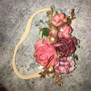 new born head piece for photo session